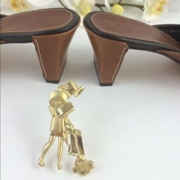 Cole Haan Country, Mules Slip On Shoes 8.5 Brown - Picture 4 of 8